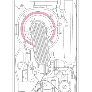 176966 - IDEAL - Vogue - C26 - Burner Gasket